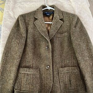 Semi fitted wool jacket Polo brand.